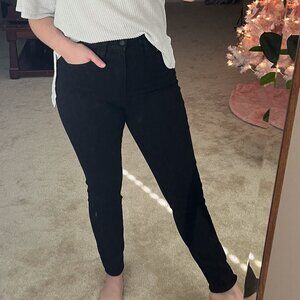 Universal Threads Black Curvy High Rise Skinny Jeans - Regular